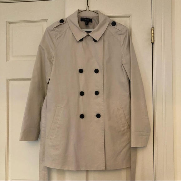 Taupe Trench Coat - Picture 3 of 8